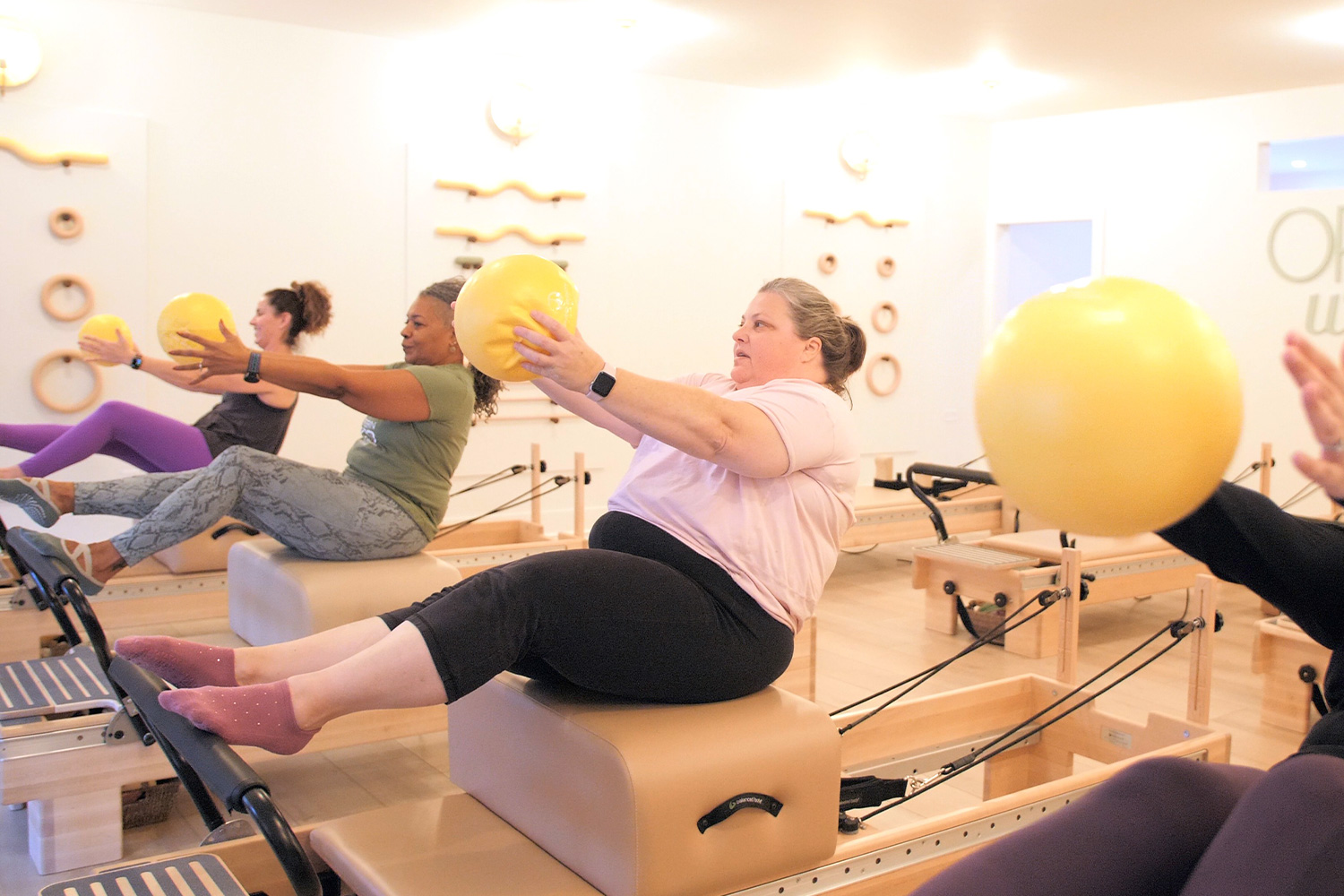 group pilates class at Orofino Wellness