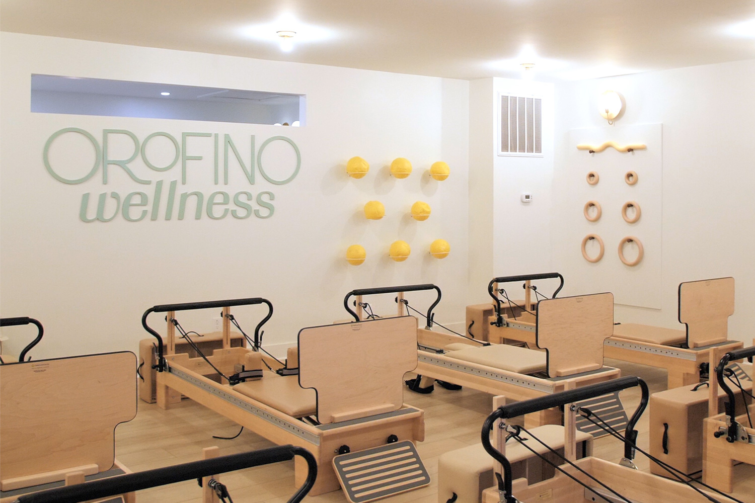 pilates reformer machines at Orofino Wellness